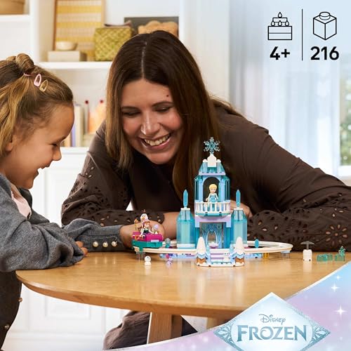 Image of LEGO ǀ Disney Frozen Elsa's Ice Castle & Snow Ride Adventure - Toy Building Set for Ages 4+ - 43281