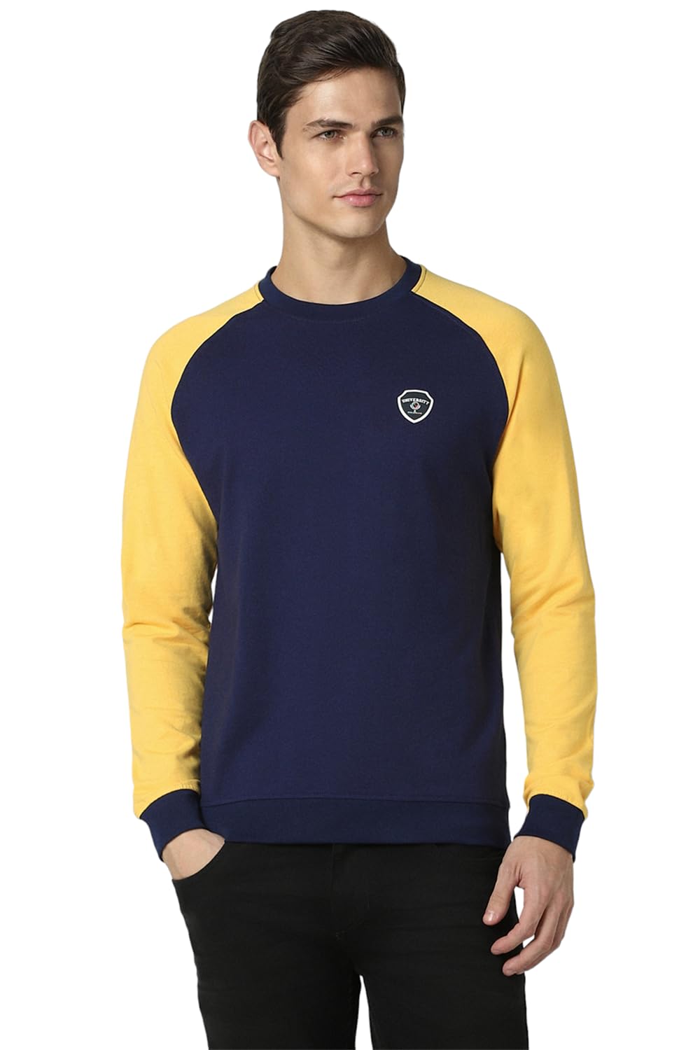 peter england Men's Poly Cotton Crew Neck Sweatshirt-picture-15