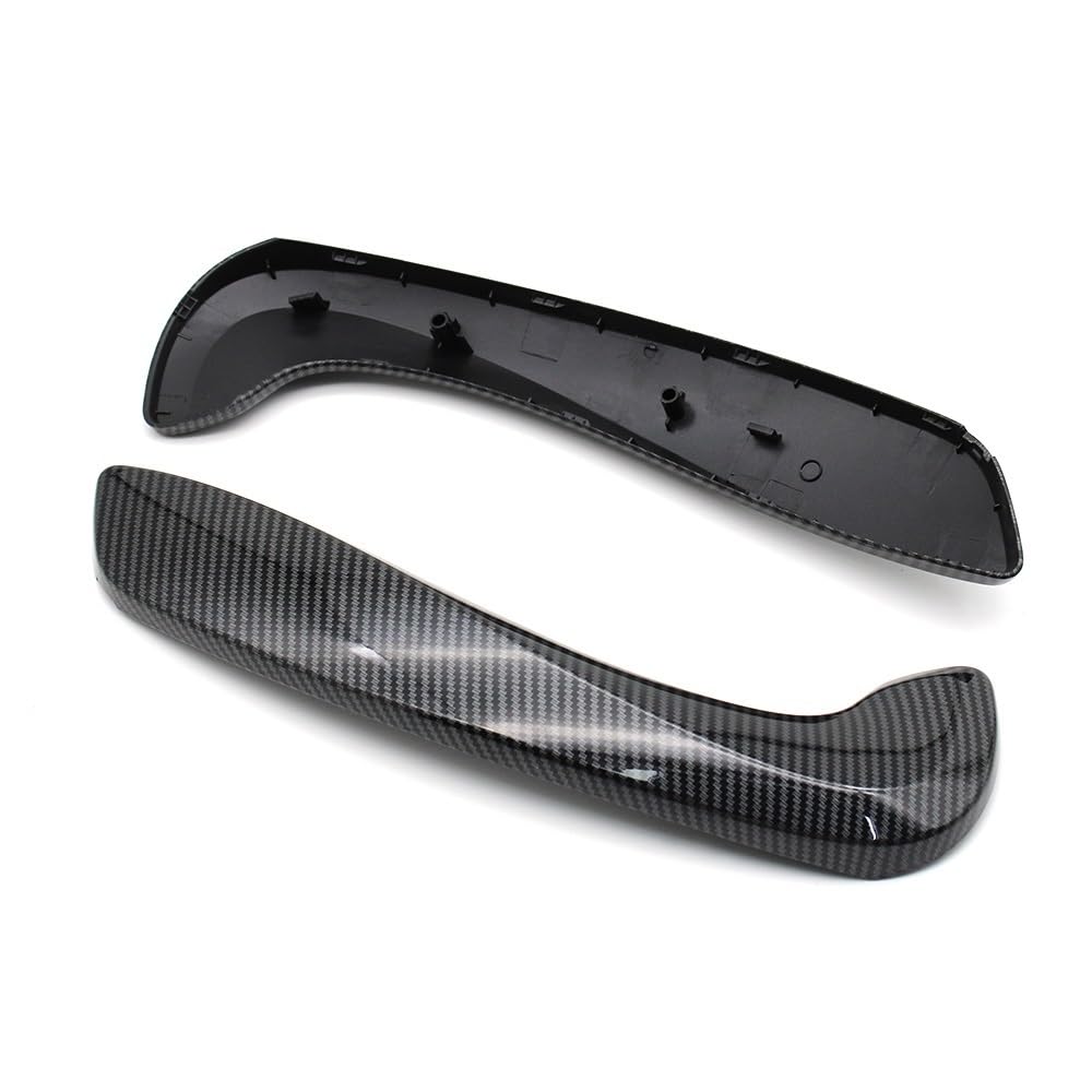 BQWYEDPL Inner Door Handle with Cover Fit for Renault Megane 3 III Fluence 2008-2016 809600015R 197012651. Car Door Latch Handle(Handle Cover-Cabon 2)