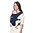 Ergobaby Embrace Baby Carrier Newborn to Toddler - Lightweight Ergonomic Baby Carriers - Cozy Essentials (7-25 Pounds), Ponte Knit, Midnight Blue