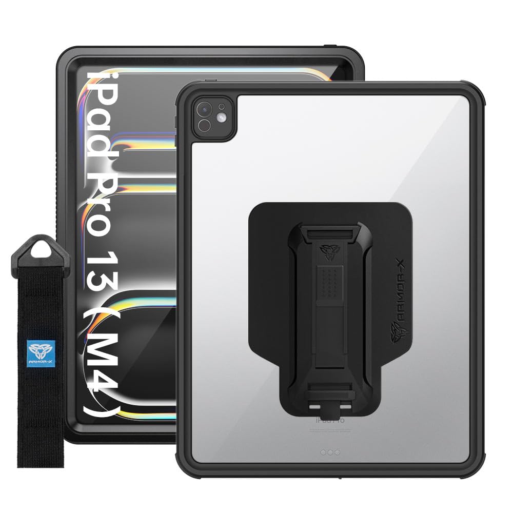 Amazon.co.jp: [ARMOR-X] 13-inch iPad Pro (M4)用ケース IP68