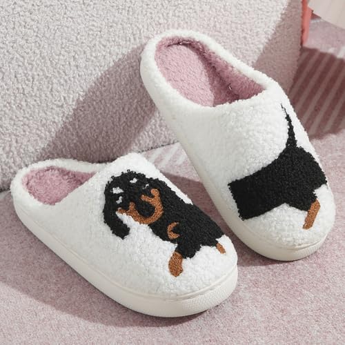 Slippers for Women Men with Memory Foam Warm Fuzzy Cozy Slippers Anti-Slip House Shoes Indoor Outdoor2