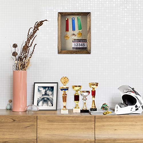 image for Love-KANKEI Shadow Box Frame 8x10 Shadow Box Display Case with Linen B