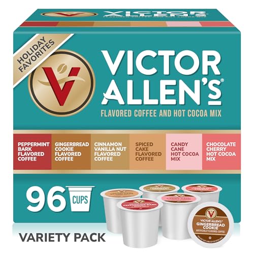 Victor Allen's Coffee Holiday Favorites Coffee & Hot Cocoa Variet...