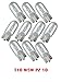 LUCI DI POSIZIONE 10 PEZZI LAMPADE LAMPADINE TUTTO VETRO T 10 12V 5W