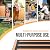 Safety RV Steps, Yagud Height Adjustable Folding Platform Step with 17" X 12" Anti-Slip Surface, Rubber Feet, Handle, Reflective Strips, and T Level, Aluminum RV Step Stool Supports Up to 1000lbs