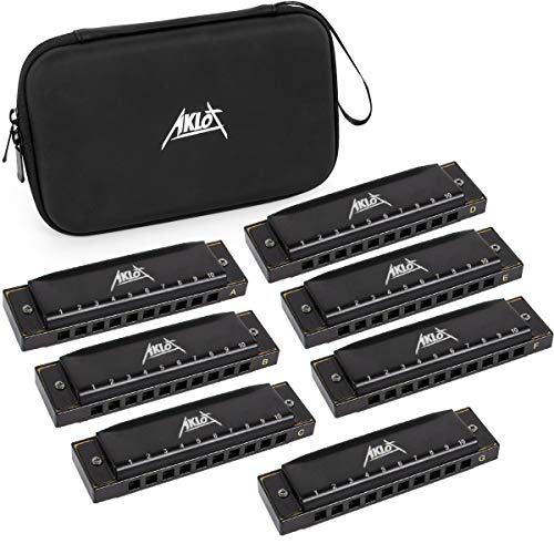 Kmise AKLOT ブルースハーモニカ 7本セット ブルースバンド 10穴 51HgLHMT8NL.jpg
