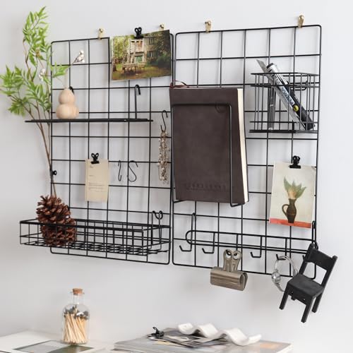 Grilles murales noires en métal compact et polyvalent pour toute la maison - 7
