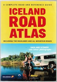 Map Iceland Road Atlas and Reference Guide Book