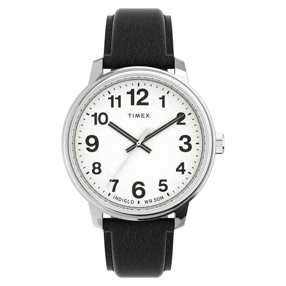 Timex Homme Analogique Quartz Montre avec Bracelet en Cuir TW2V21200