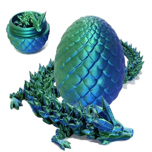 3D-gedrucktes Drachenei Mit Ohnezahn - Bewegliche Drachenfigur Aus How To Train Your Dragon