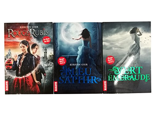 Rouge Rubis: Livre 1 + Livre 2 + Livre 3: 1: Rouge Rubis, 2: Bleu Saphir, 3: Vert émeraude