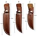Aibote Fixed Blade Knife Sheath with Belt Loop Hunting Holster Carrying Knives Leather Holder Sheaths Case Scabbard Pouch Bag Pocket EDC Camping Outdoor Tool(B-Medium)