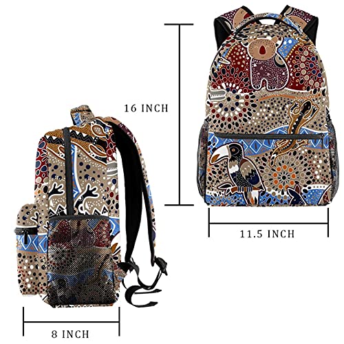 Sac à dos imprimé nuages multicolore aux finitions soignées pour adulte