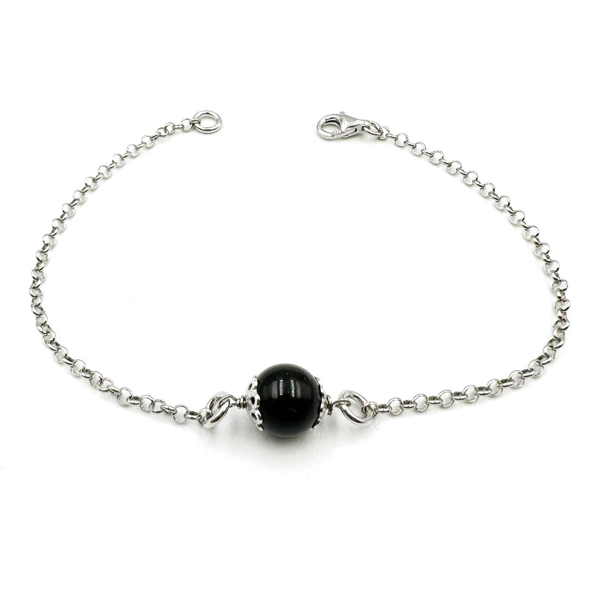 Bracciale Su Coccu Portafortuna in argento 925 made in italy Amuleto Sardo Donna Ragazza malocchi