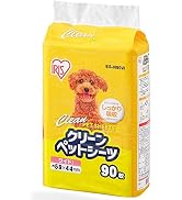 アイリスオーヤマ ペットシーツ 超薄型 1回使い捨て 抗菌 消臭 小型犬・中型犬 ワイド 90枚入