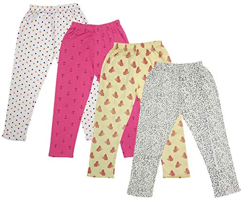 Image of indi weaves Girls Super Soft Cotton Solid Capri Pants Pack of 2