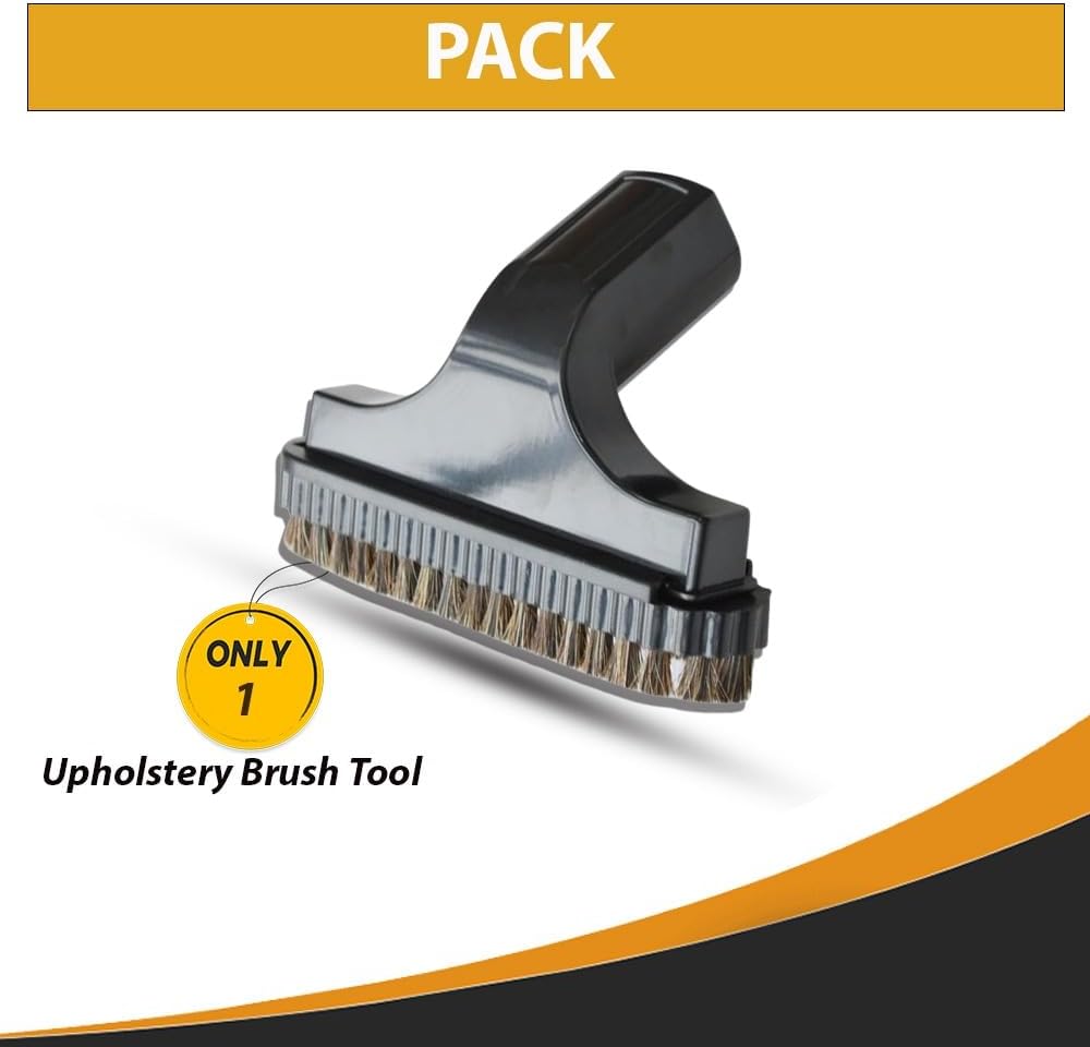 Upholstery Brush, Horse Hair Bristles, Fits For Electrolux, Eureka, Kenmore Vacuums, Black