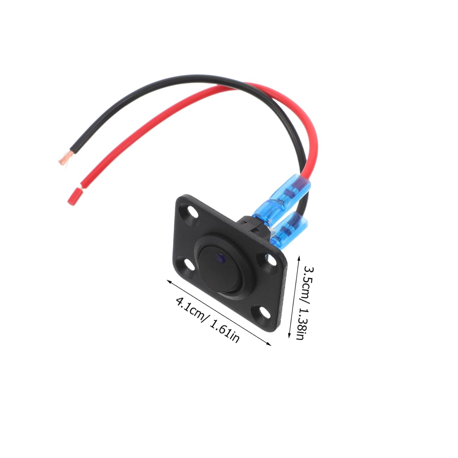 PRETYZOOM Marine Waterproof Rocker Switch Panel LED Light 5-Position Toggle Switch for Boat Car RV and Trailer Accessories