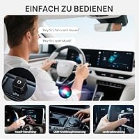 OTTOCAST Mini Pot 2026 Upgraded, 2-in-1 CarPlay & Android Auto Wireless Adapter für iOS 10+/Android 11+, Plug & Play, USB/Typ-C, OTA-Upgrade, Konvertiert Kabelgebunden zu Kabellos um, Schwarz – Ansicht 4