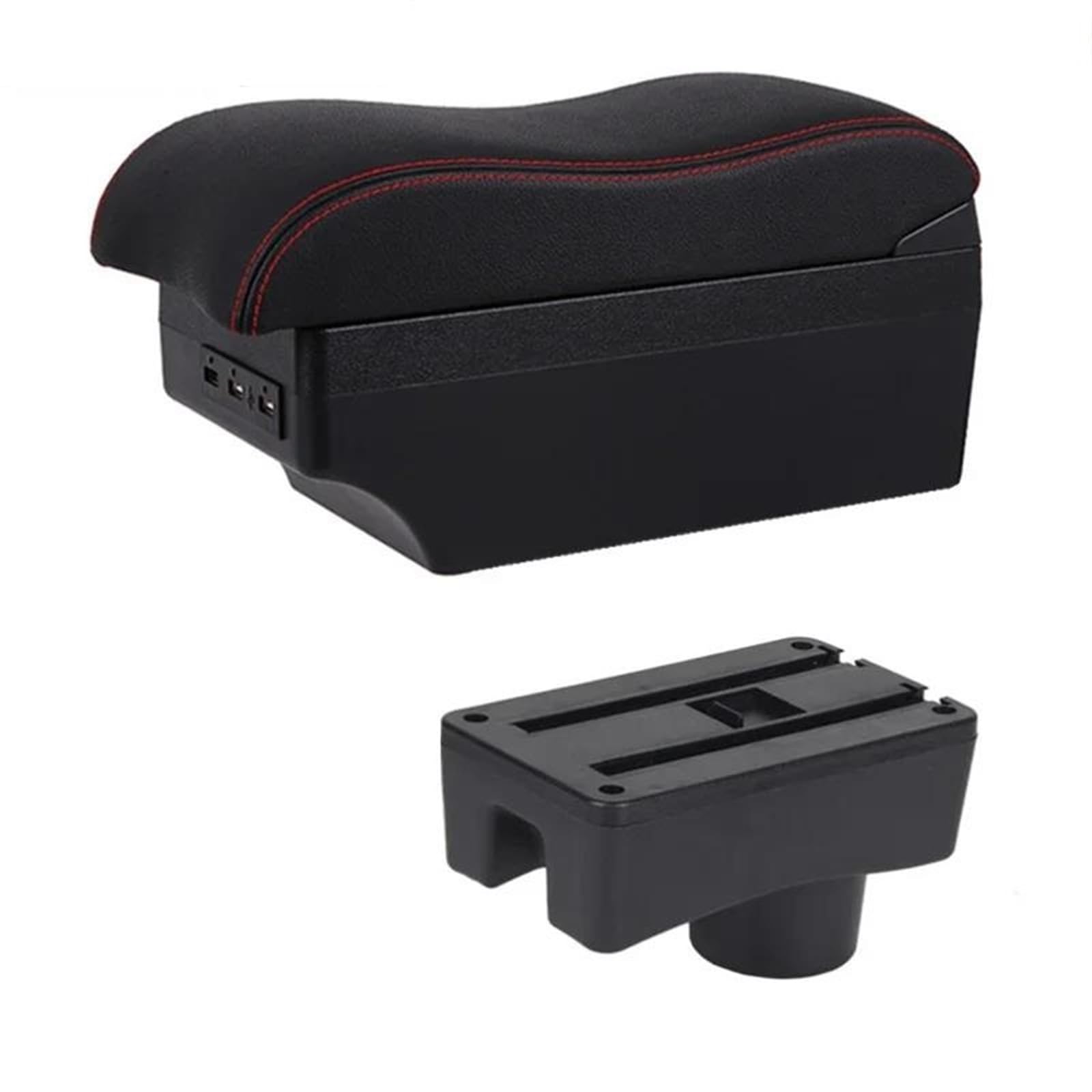 NOHEEU Car Interior Accessories Center Console Multifunctional Storage Box Armrest For Accent For Tagaz
