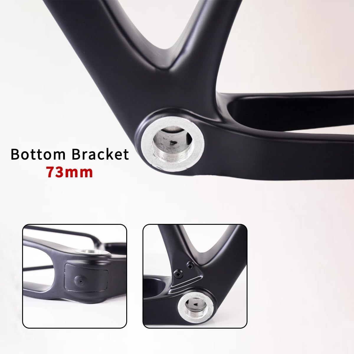 29er Mountain Bike Frame Carbon Fiber Bikes Frame 15''/17''/19'' Thru Axle 12x148mm Disc Brake Frame Internal Routing