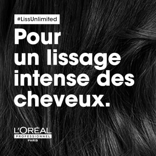 L'Oréal Professionnel, Shampoing Lissant pour Cheveux Rebelles & Indisciplinés, Anti-Frisottis, Liss Unlimited, SERIE EXPERT, 300 ml
