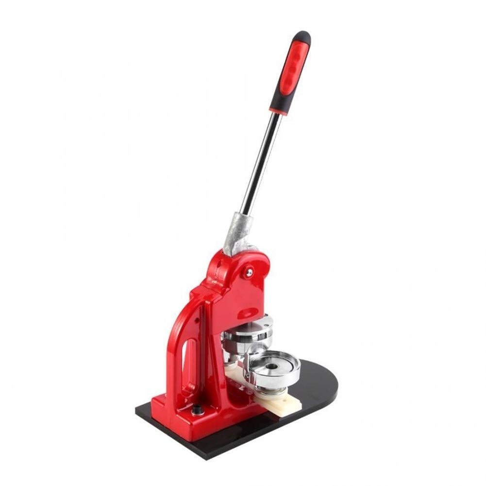 1pc 5.8cm Badge machine Punch Maker presse avec 1000 Bouton Cercle Pièces + Cutter Poudre à embosser