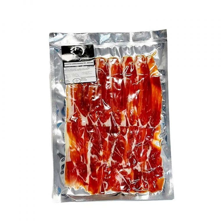 Paleta loncheada La Serrania de Macias 250g locheada, envasada a mano. (4x250 Gramos, 4, unidad)