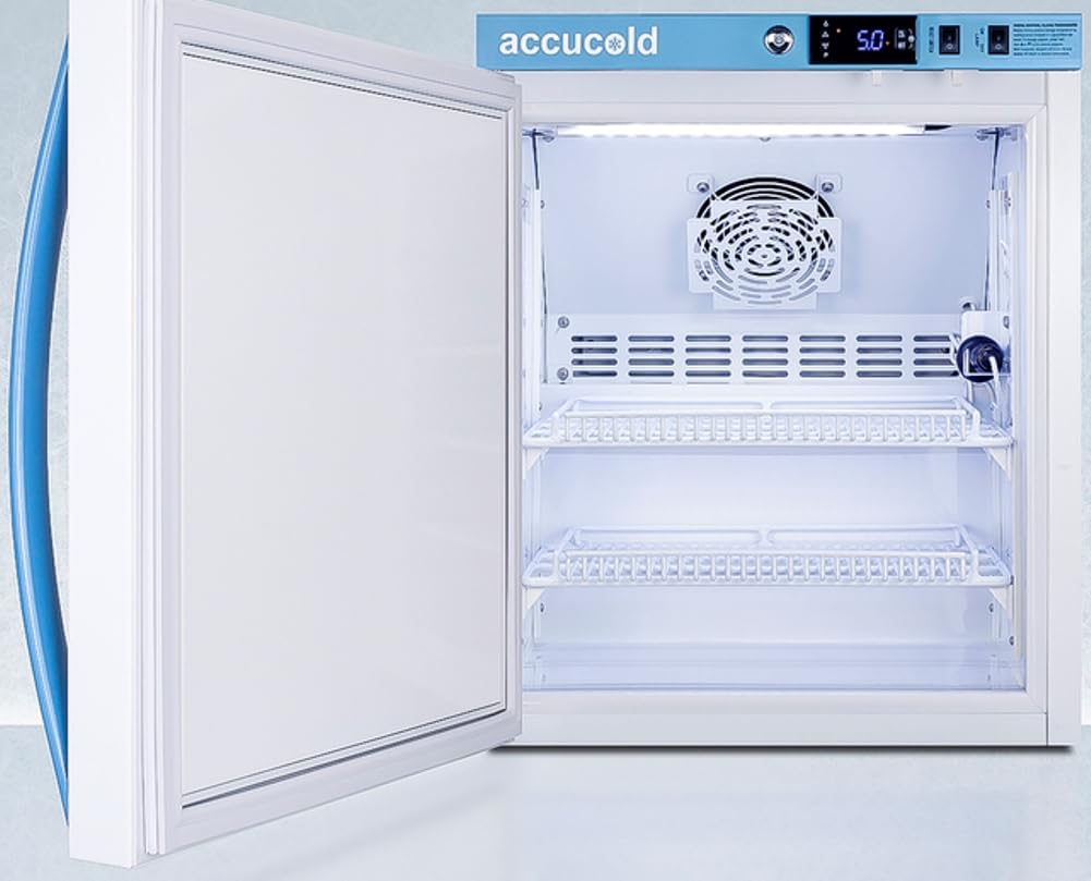 Summit Appliance Ars2pvlhd Performance Series Compact All-Refrigerator, White, Auto Defrost, Left Hand, Password Protection, Adjustable Temperature, Durable Interior, 22.25" H X 18.5" W X 23.25" D on Fridge.com - View 3