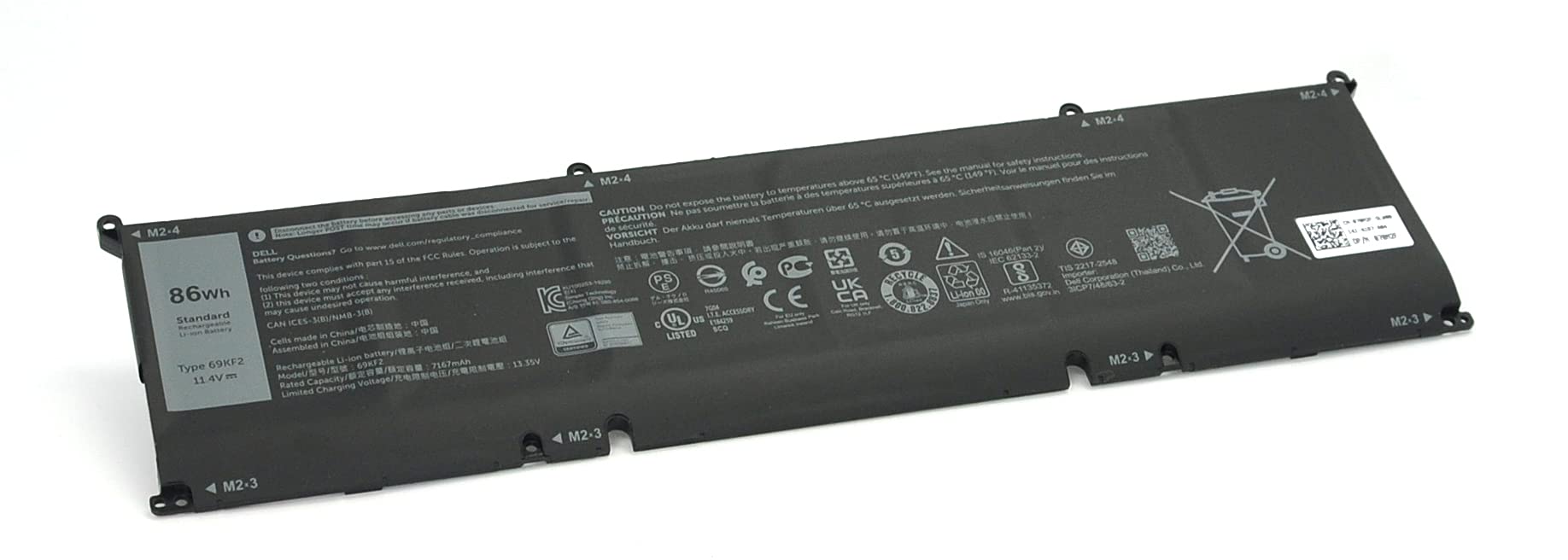 Dell precision 5550 • バッテリー100% Dell Precision 5550 5560 5570 86WHr 6-Cell Primary Battery 70N2F