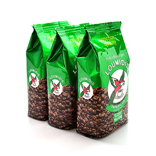 Papagalos Loumidis Ground Coffee, 16 Ounce - Pack of (3) PCS