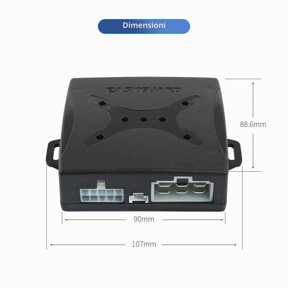 EASYGUARD EC003N-V Sistema di allarme di sicurezza per auto con PKE passivo keyless entry motore remoto start stop keyless go system versione universale DC12V