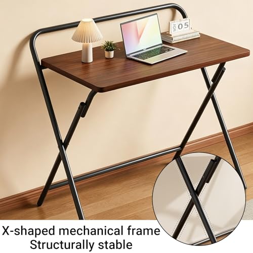 Table d'étude pliable gain de place petit bureau d'ordinateur robuste