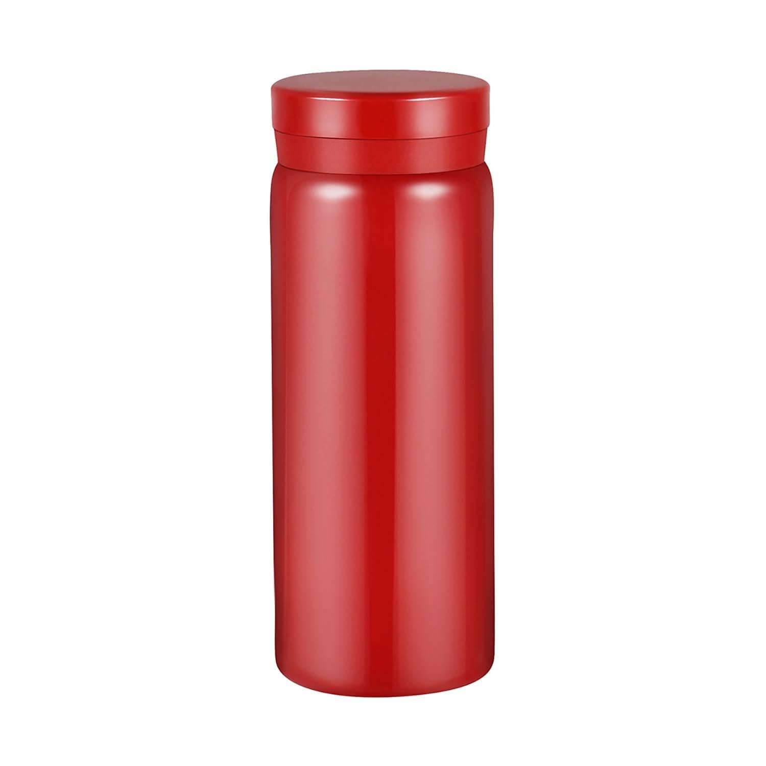 Mini Water Bottle Cute Water Bottle - 7 oz Tiny Insulated Vacuum 18/10 Stainless Steel Small Flask - Leak Proof & Spill Proof & Keeps Cold and Hot for Drink, Coffee, Tea - Red