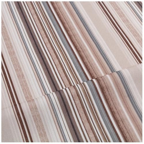 Tissus au mètre stripe 1.45x5m pour housses de canapé