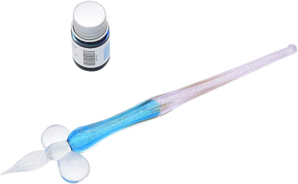 SIPLIV Handmade Glass Dip Pen Ink Set - Image 4