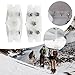 RNXRZANK 2 Pieces of Non-Slip Crampon Spikes for 5- Crampons, Non-Slip Crampon Spikes, Clear