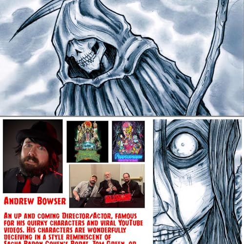 Page de couverture de We talk to Andrew Bowser about his amazing films, live from the Colorado Festival of Horrors