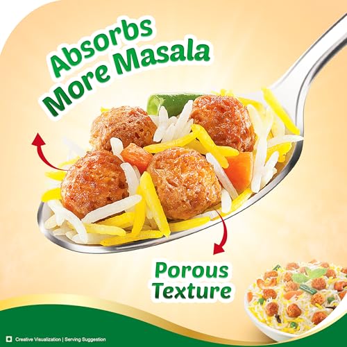 Image of Aashirvaad Mini Soya Chunks, 100% Veg, Absorbs More Masala, Juicy & Tasty, High Protein, 200g Pack