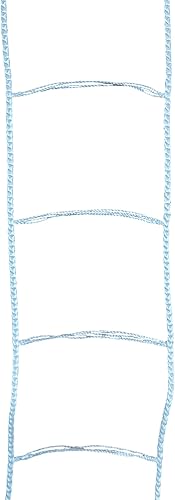 Miniatura 1 de Cinta de escalera de cuerda blanca para listones horizontales de madera de 2 pulgadas de ancho, madera sintética y persianas venecianas, con 1 34