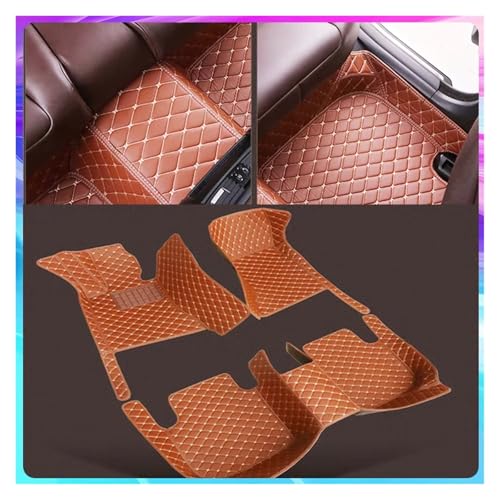 Tapis de sol pour Kia Optima K5 protection moquette marron café