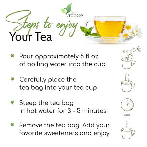 120 Moringa Leaf Tea Bags, 100% Natural & Pure from Moringa Leaves. Loose Leaf Moringa Herbal Tea. Moringa Leaf Tea. No Sugar, No Caffeine, No Gluten, Vegan. - Image 3