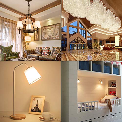 Makergroup Dimmable G9 Led Light Bulbs 120V, 35W T4 G9 Halogen Equivalent, Warm White 2700K 3000K For Crystal Chandeliers Lights, Accent,Pedant Lights,Wall Sconces,Ceiling Lights 6-Pack #TOP2