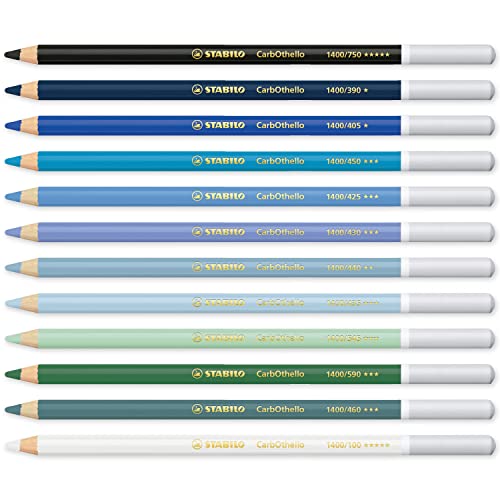 Lápices Pastel CarbOthello STABILO Pack 12 Tonos Océano miniatura 2