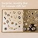 Mystery Jewelry Jar - 25.4fl oz, 45+ Surprise Vintage Jewelry Set for Women, Jewelry Mystery Jar Gift Set Including Earrings Necklaces Bracelets/Anklets Rings Kracelet, Unique Birthday Gifts for Her