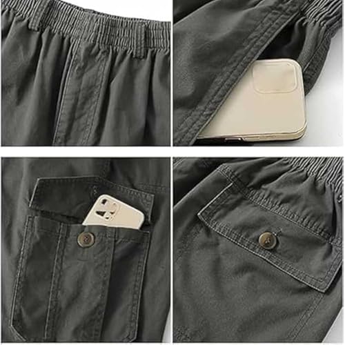 Flexrover - Ultra Comfort Flex Fit Multi-Pocket Durable Pants, Adorlina Flex Cargo Pants for Men Flexrover Cargo Pant3