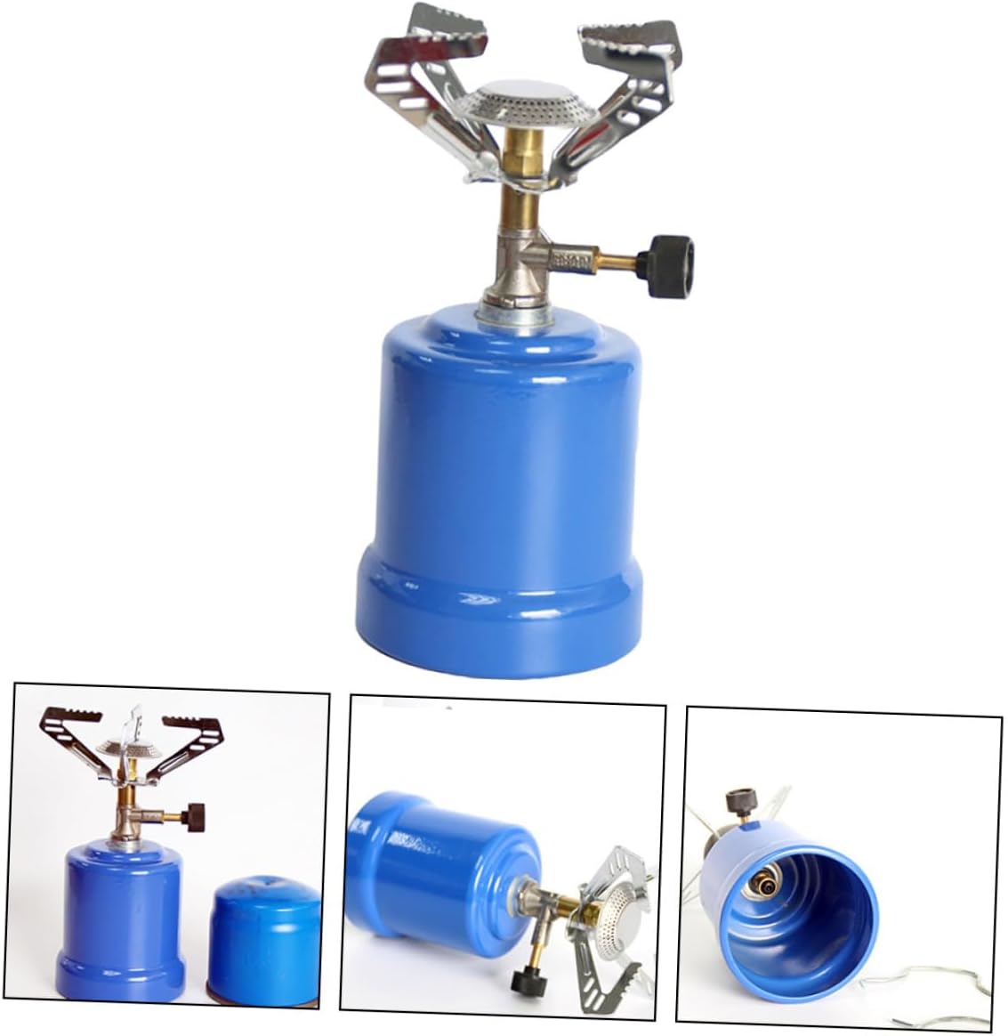 Portable Outdoor Camping Stove Lightweight Gas Canister Compatible Compact Gas Burner for Hiking Picnic Backpacking Durable Weather Resistant Design