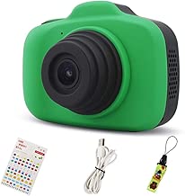 CHYIAChildren Camera with 32GB SD Card Kids Digital Camera Portable Mini Girl Camera Inch LCD 1080P HD 12MP Green 32GTFcard CHYIAChildren Camera with 32GB SD Card Kids Digital Camera Portable Mini Girl Camera Inch LCD 1080P HD 12MP Green 32GTFcard