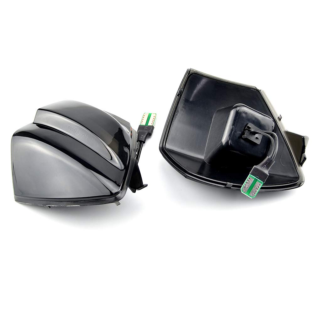 2X Kompatybilny z Fo-rd s-max 07-14 Ku-ga C394 08-12 c-max 11-19 LED dynamiczny włączony kierunkowskaz lusterko boczne sekwencyjny migacz lampka kontrolna (C-MAX 2011-2019)
